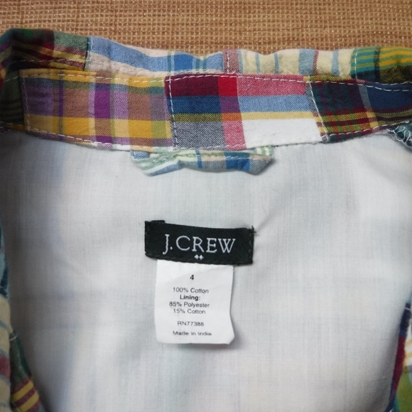 J.Crew Multi-Color Check Patched on Jacket - Picture 2 of 11